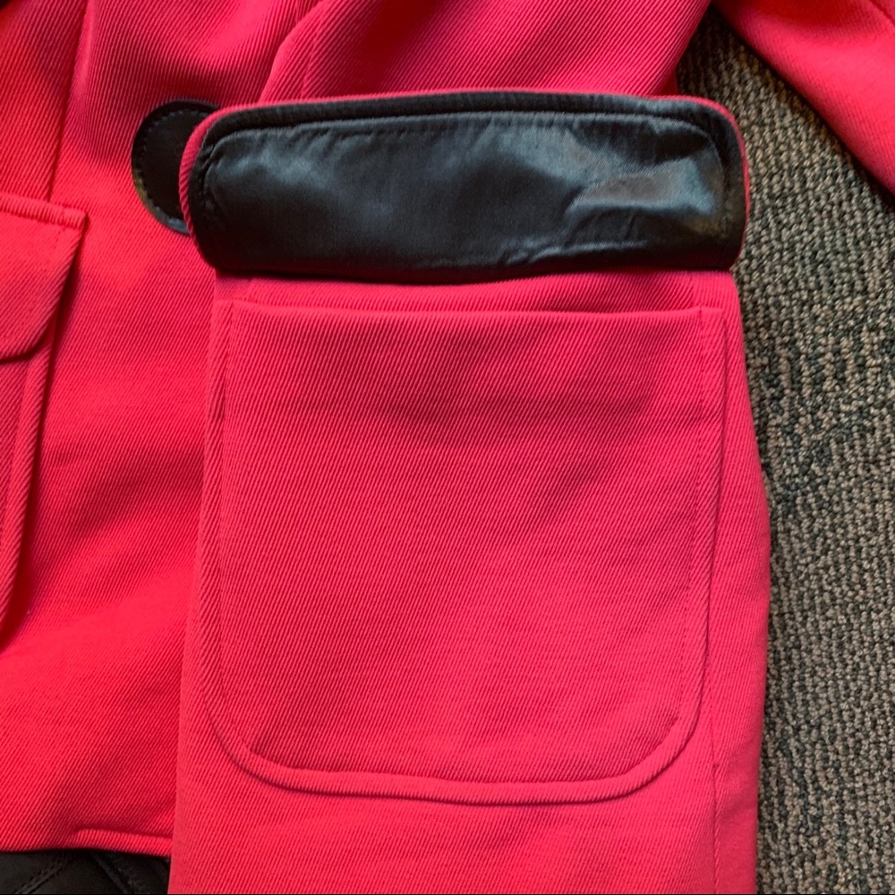 MOSCHINO - Fuchsia Lined Hooded Duffle Coat, M - Picture 4 of 6